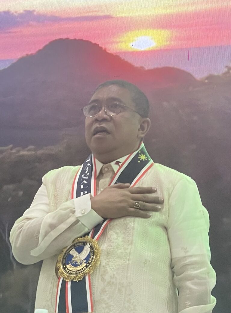 Former Airport employee now he is 38th President of The Fraternal Order of Eagles-Philippine