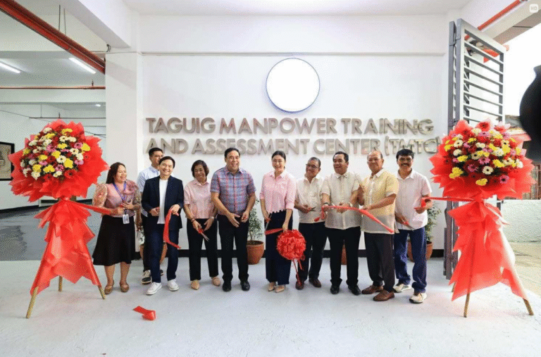 INAUGURATES 2ND TAGUIG MANPOWER TRAINING AND ASSESSMENT CENTER