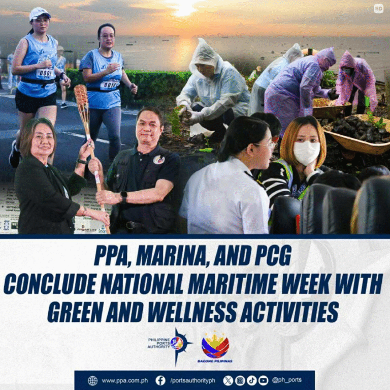 PPA, MARINA, AND PCG CONCLUDE NATIONAL MARITIME WEEK WITH GREEN AND WELLNESS ACTIVITIES