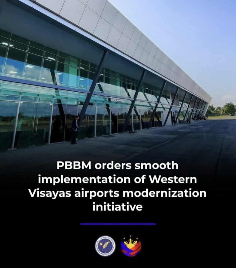 President Marcos want smooth implementation smooth of  Western Visayas Modern Airport