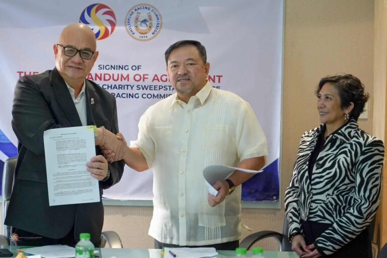 MOA sa pagitan ng PCSO at (PHILRACOM) nilagdaan na