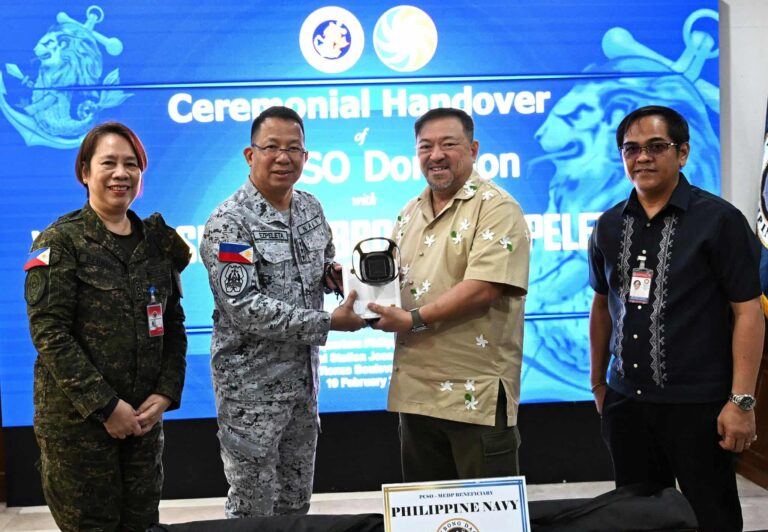 PCSO nag donate sa Philippine Navy