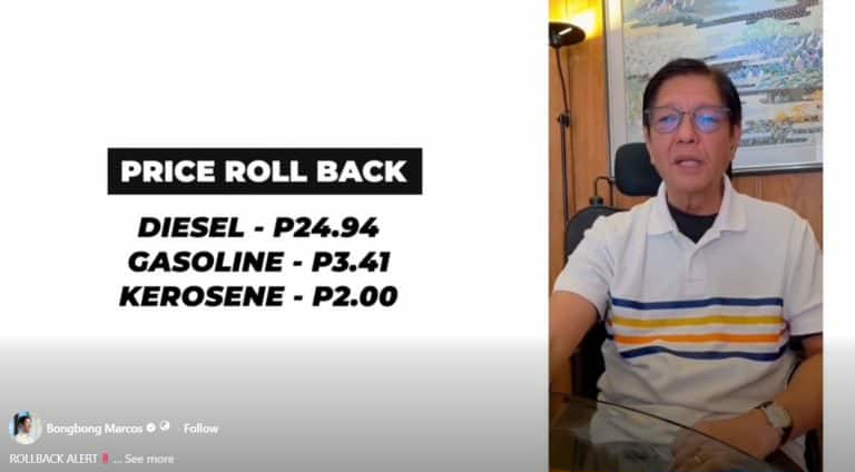 Diesel Cut Nearly P25/ liter Next Week –PBBM