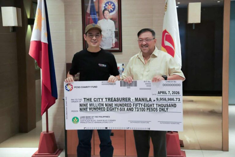 PCSO nag abot ng ayuda kay Manila Mayor Isko