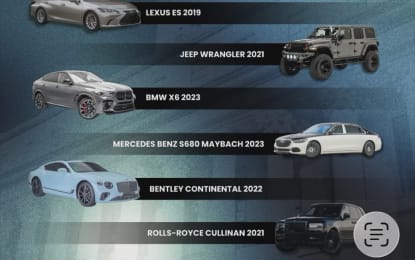 BOC Targets P69.8-M in Auction of 6 Cars