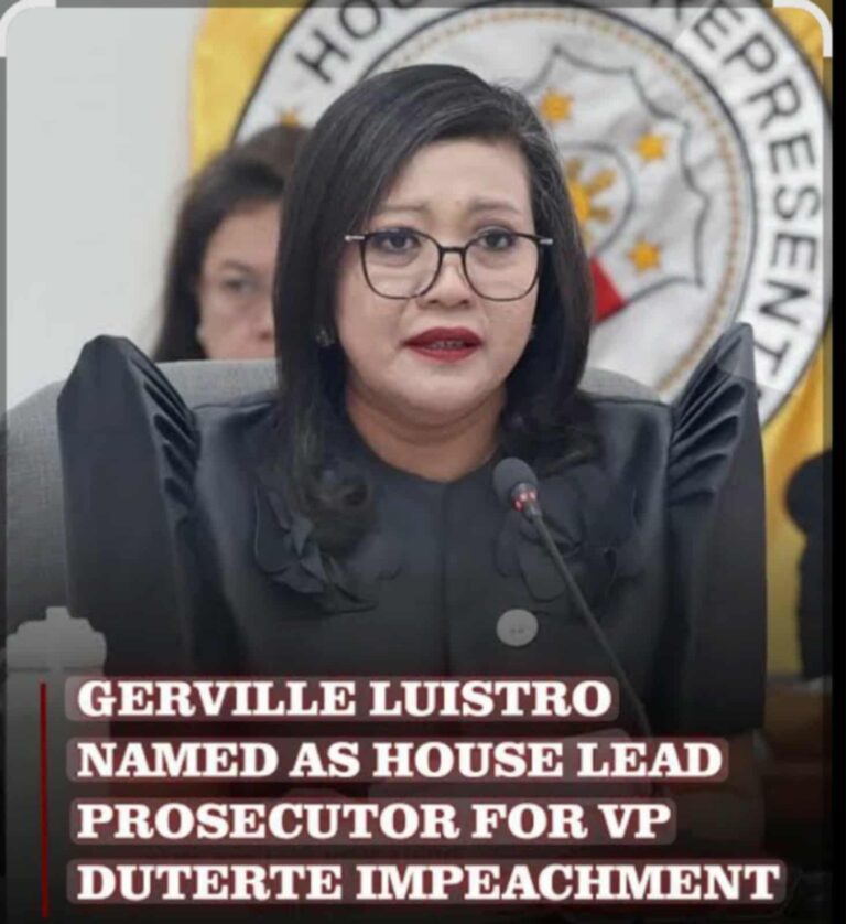 Hatian ng Prosecution Panel sa Impeachment ni Sara
