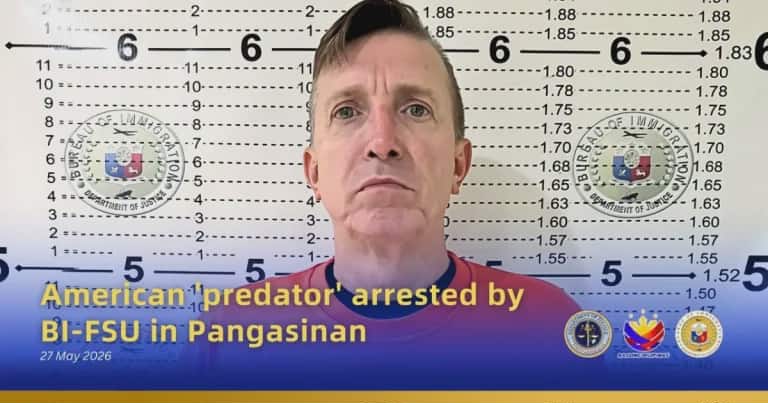 American ‘Predator’ Nabbed in Pangasinan